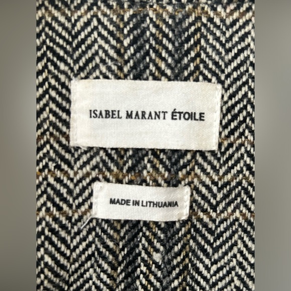 Isabel Marant Etoile herringbone wool blazer size 36 - Picture 4 of 7